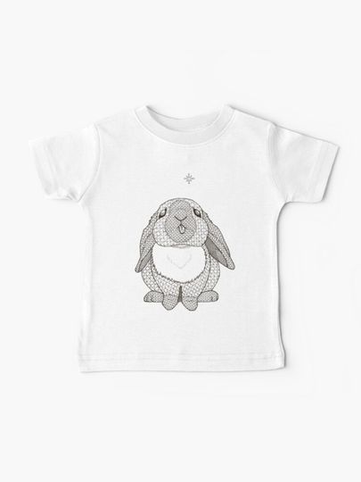 Discover Snowflake rabbit | Baby T-Shirt