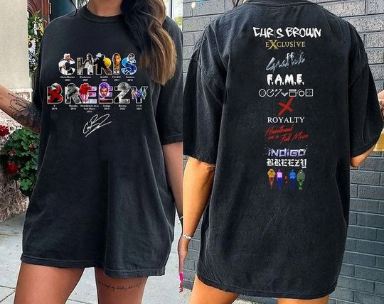 Discover Chris Brown 11:11 Tour T-Shirt
