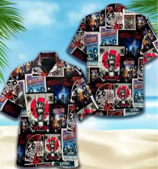 Discover MOTLEY CRUE Hawaiian Shirt, hot-art, summer shirt