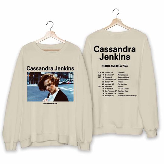 Discover Cassandra Jenkins 2024 Tour Sweatshirt