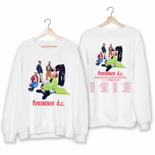Discover Fontaines DC 2024 Tour Sweatshirt