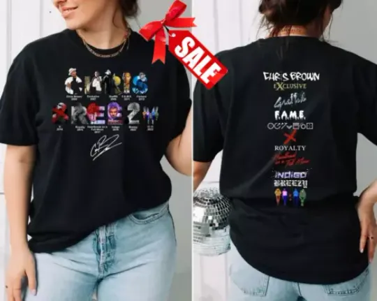 Discover Chris Brown T-Shirt, Chris Brown 1111 Tour 2024 Shirt