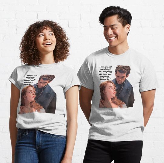 Discover I Love You With Everything I Am Penelope & Colin Netflix Bridgerton Classic T-Shirt