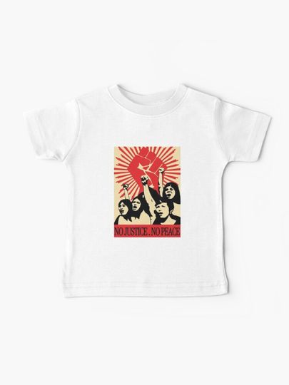 Discover no justice.no peace  | Baby T-Shirt