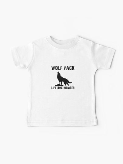 Discover Lifetime Wolf Pack Member  | Baby T-Shirt