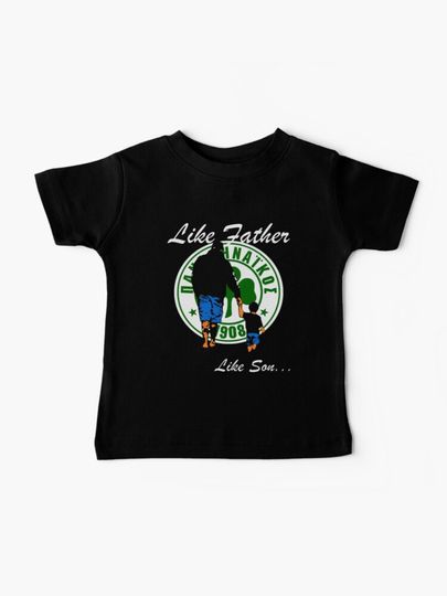 Discover Panathinaikos Athens Greece Football Fans Gate 13 Green T | Baby T-Shirt