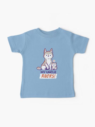 Discover My Uncle Rocks | Baby T-Shirt