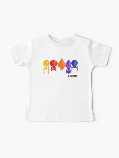 Discover startrek2020 Rainbow Ship Captain Fill | Baby T-Shirt