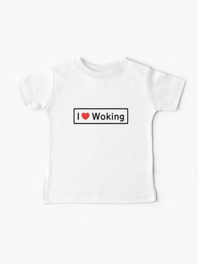 Discover I Love Woking! | Baby T-Shirt