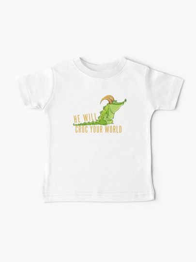 Discover Aligator Loki Croc Your World | Baby T-Shirt