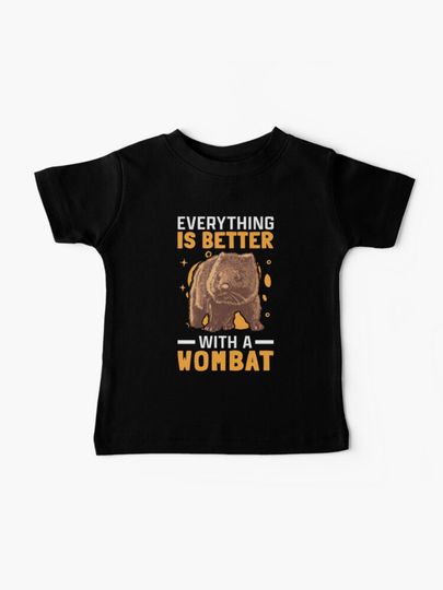 Discover Better with wombat Australia marsupial | Baby T-Shirt