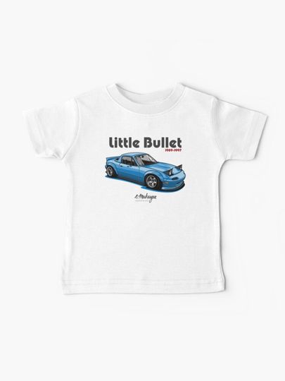 Discover Roadster MX5 Miata (blue)  | Baby T-Shirt