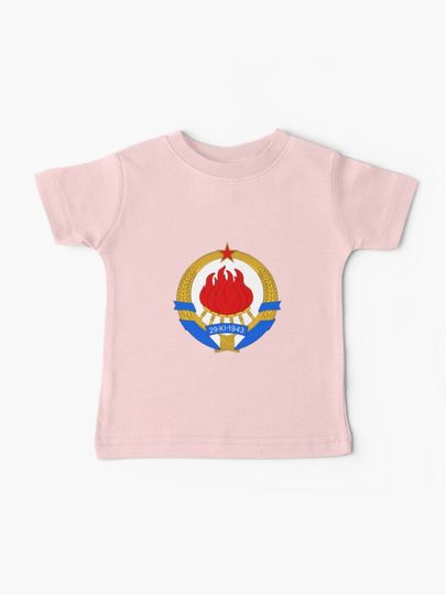 Discover Socialist Yugoslavia Emblem | Baby T-Shirt