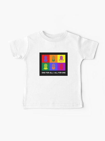 Discover HEMA/Fencing Masks Openness (Rectangle/Black) | Baby T-Shirt
