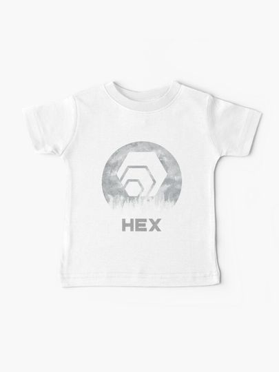 Discover Vintage HEX Coin To The Moon Trading Crypto Token Blockchain Wallet | Baby T-Shirt