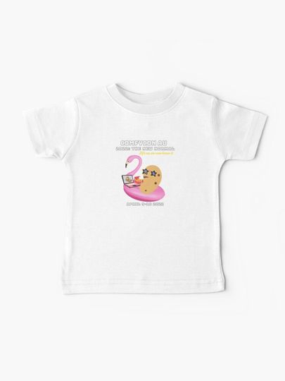 Discover ComfyCon AU April 2022 Chicken Tenders (Dark) | Baby T-Shirt