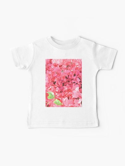 Discover Bright Pink Tropical Flowers | Baby T-Shirt