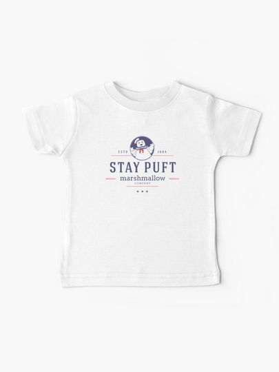 Discover Stay Puft Marshmallow Company - modern vintage logo | Baby T-Shirt