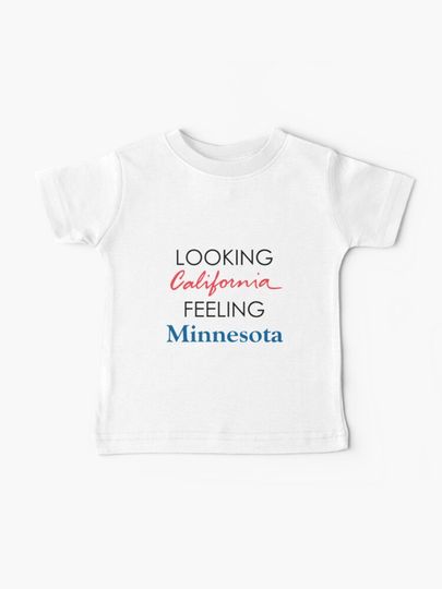 Discover Looking California Feeling Minnesota Outshined by Soundgarden | Baby T-Shirt