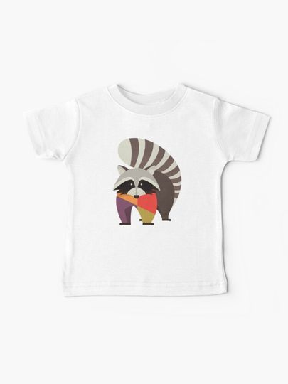 Discover Hello Raccoon | Baby T-Shirt