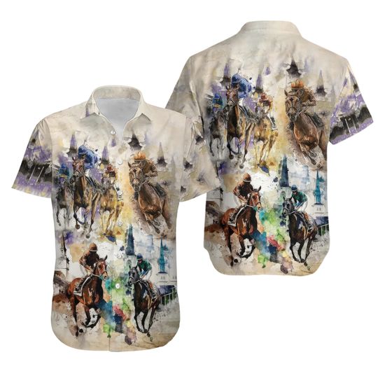 Discover Horse Racing Hawaiian Shirt