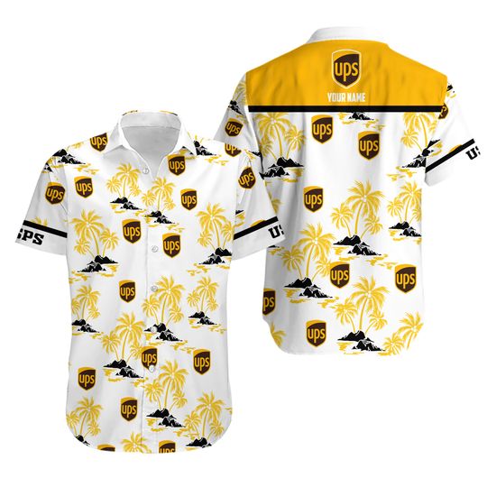 Discover Personalized Postal Service United Parcel Service Hawaiian Shirt