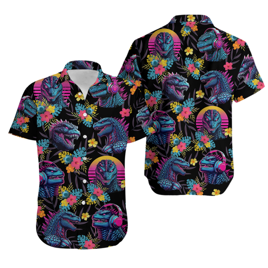 Discover God Zilla Hawaiian Shirt