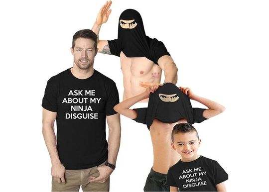 Discover Funny Ninja Disguise Shirt for Men