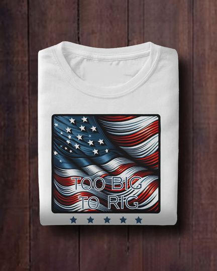 Discover too big to rig Shirt, president election Shirt, too big to rig Shirt