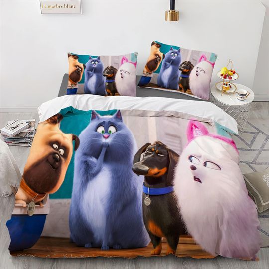 Discover The Secret Life of Pets Three Piece Bedding Set