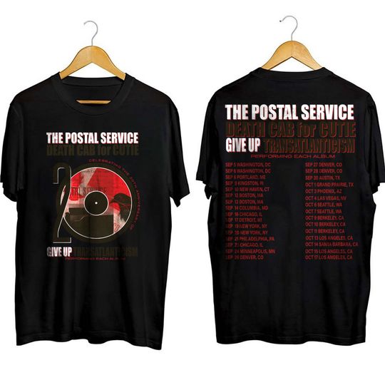 Discover The Postal Service And Death Cab For Cutie T-Shirt
