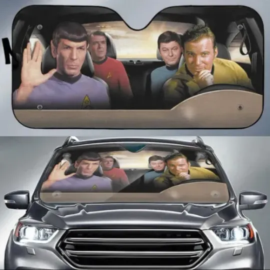 Discover Funny Stars Trekk Driving Auto Car Sun Shades