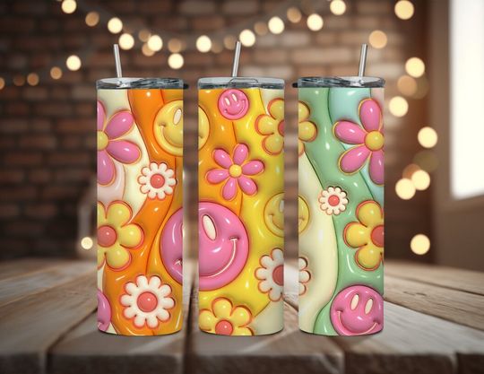 Discover 3D Colorful Tumbler