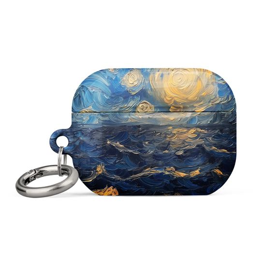 Discover Starry Night AOP Airpods Case Cover