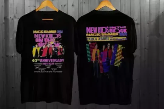 Discover NK on The Block The Magic Summer Tour 2024 Shirt