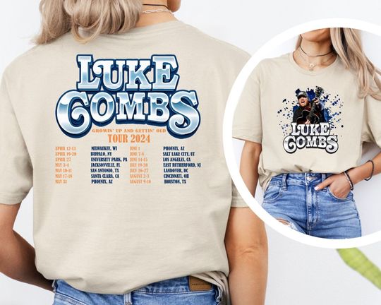 Discover Lukee Comb 2024 Tour Shirt, Lukee Comb Shirt