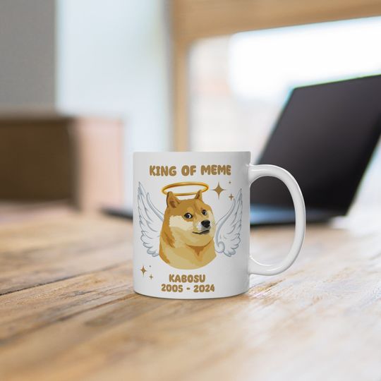 Discover Kabasu rip coffee cup, doge meme coffee cup, cheems meme mug, funny mugs, funny gift