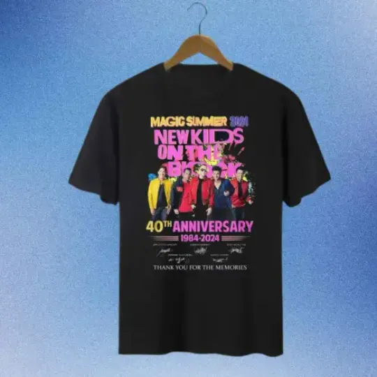 Discover NK on The Block 40th Anniversary 1984–2024 T-Shirt