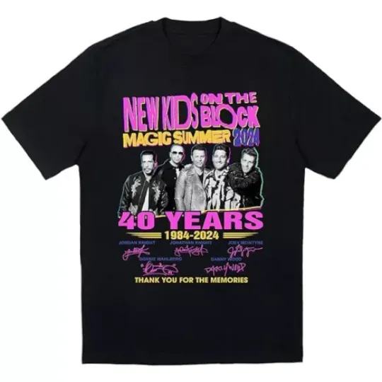Discover NKids On The Block Tour 2024 Shirt