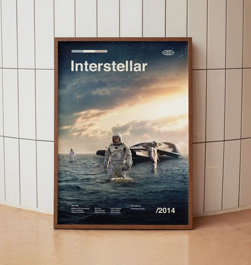 Discover Interstellar Matthew McConaughey Anne Hathaway Poster