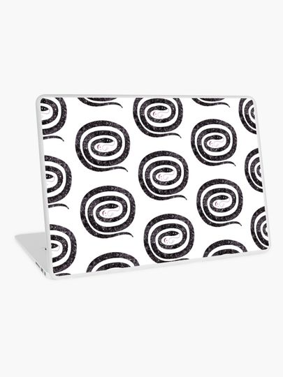 Discover Mystical Black Snake | Laptop Skin