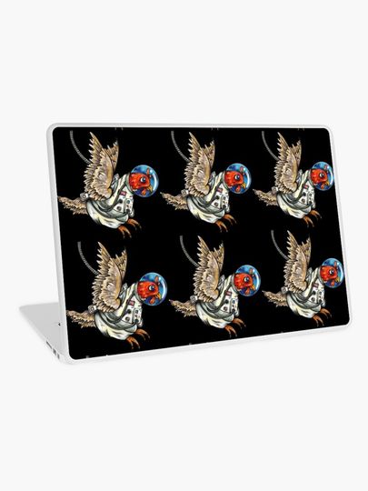 Discover Space Chicken no background | Laptop Skin