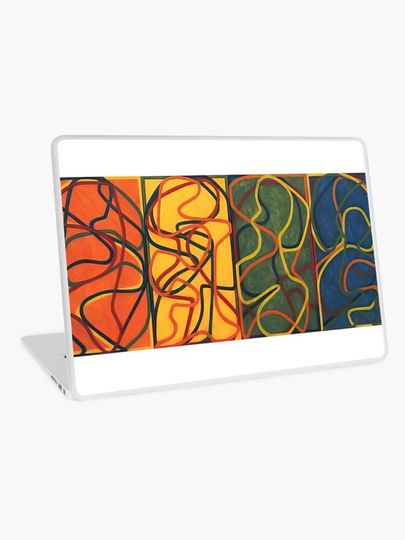 Discover brice marden - The Propitious Garden of Plane Image  | Laptop Skin