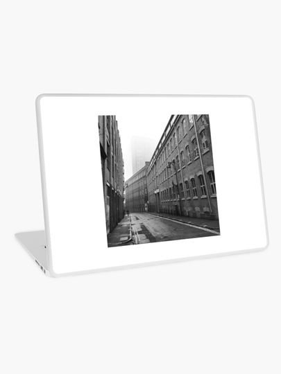 Discover Foggy Leicester Street | Laptop Skin