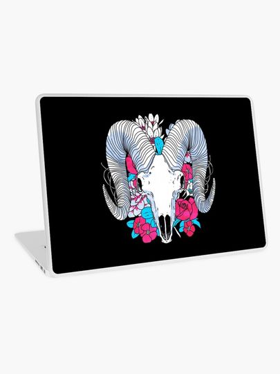 Discover Flower Skull | Laptop Skin