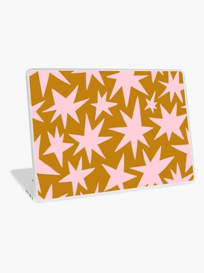 Discover Christmas star seamless pattern | Laptop Skin