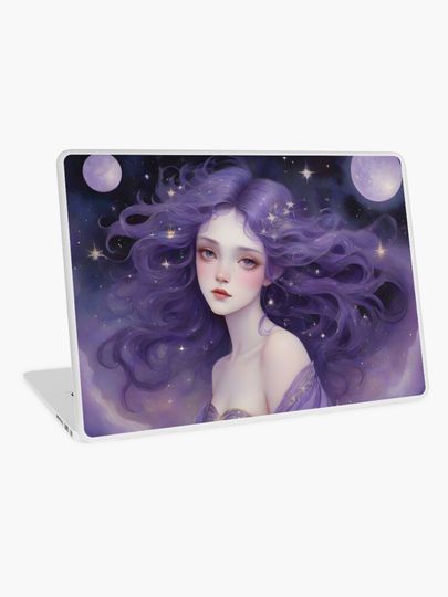 Discover Girl Portrait Ethereal World Surreal | Laptop Skin