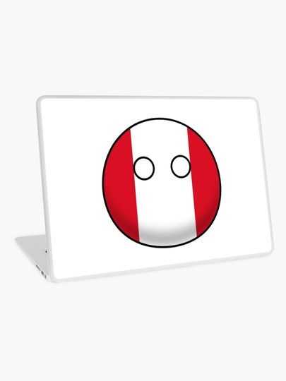 Discover Peru Countryball | Laptop Skin
