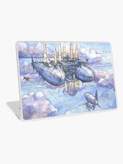 Discover La Citta&apos; Dirigibile! | Laptop Skin