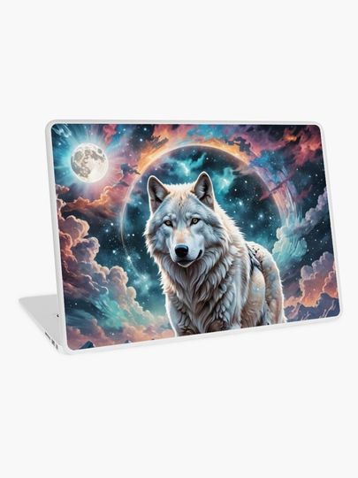 Discover White Wolf | Laptop Skin